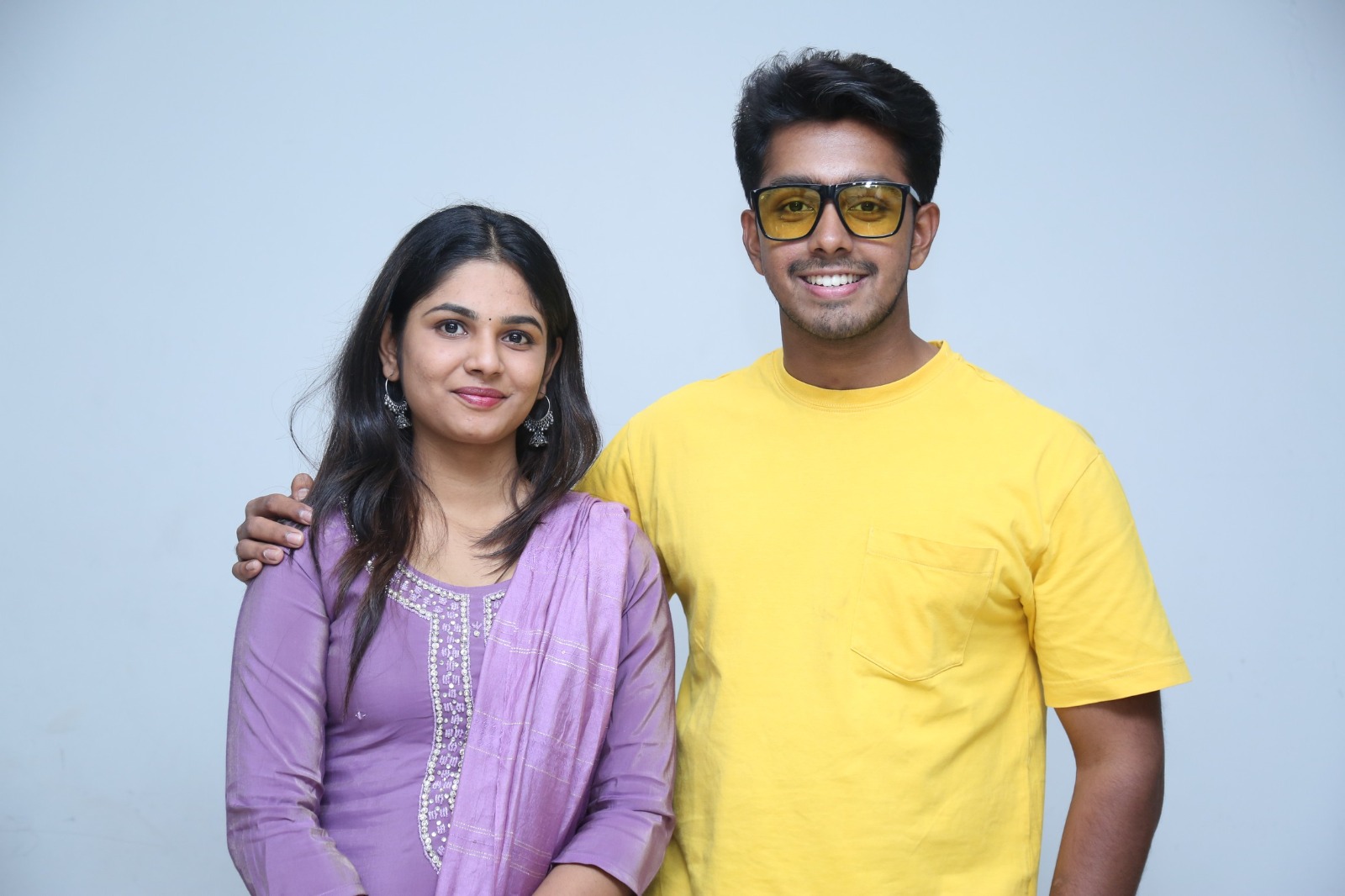 RK Dhanusha Ajay Dhishan media pose together