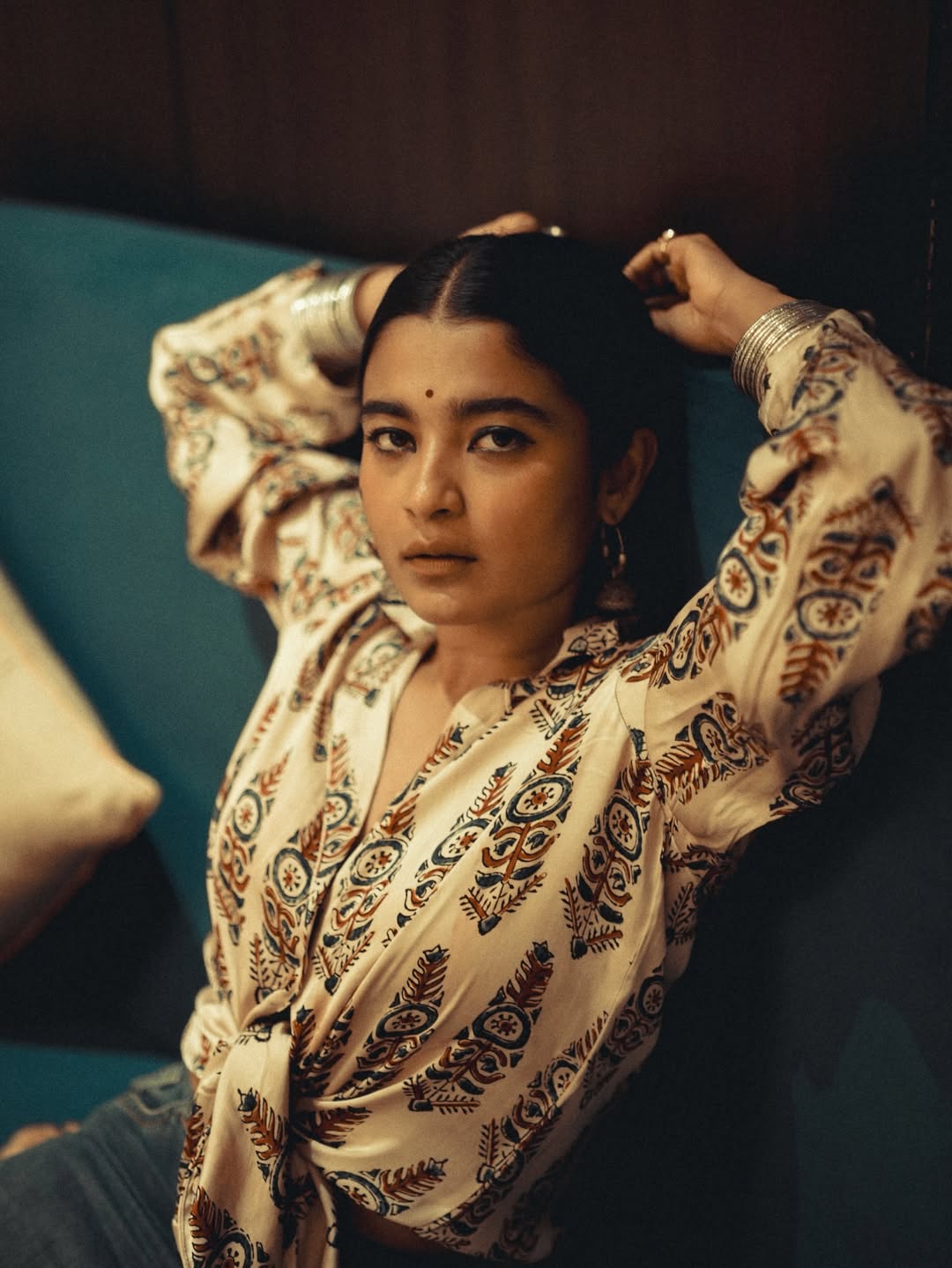 Chaithra J Achar in elegant ethnic outfit