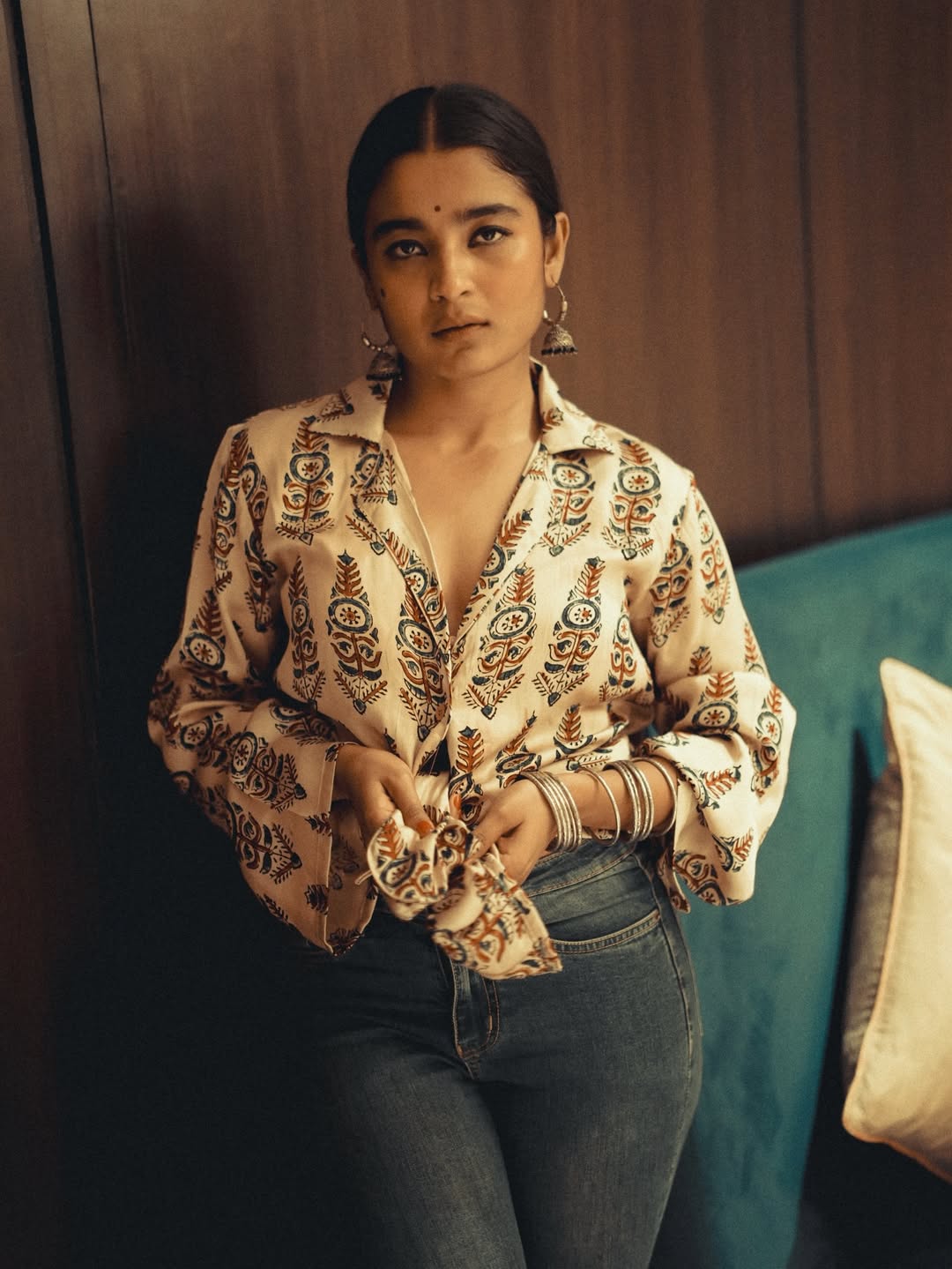 Chaithra J Achar bold elegant fashion pose