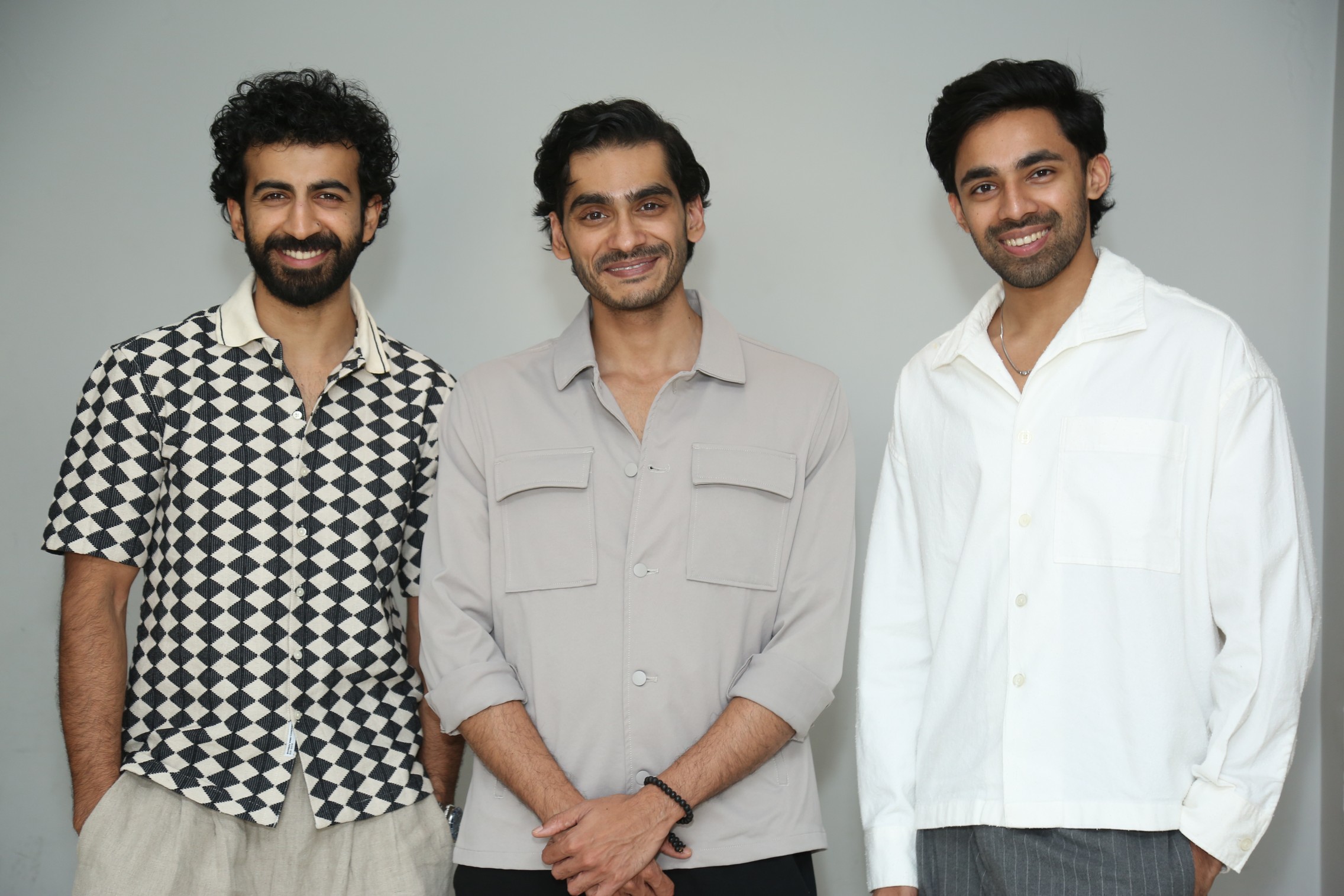 Roshan Mathew Vishak Nair Ishan posing together