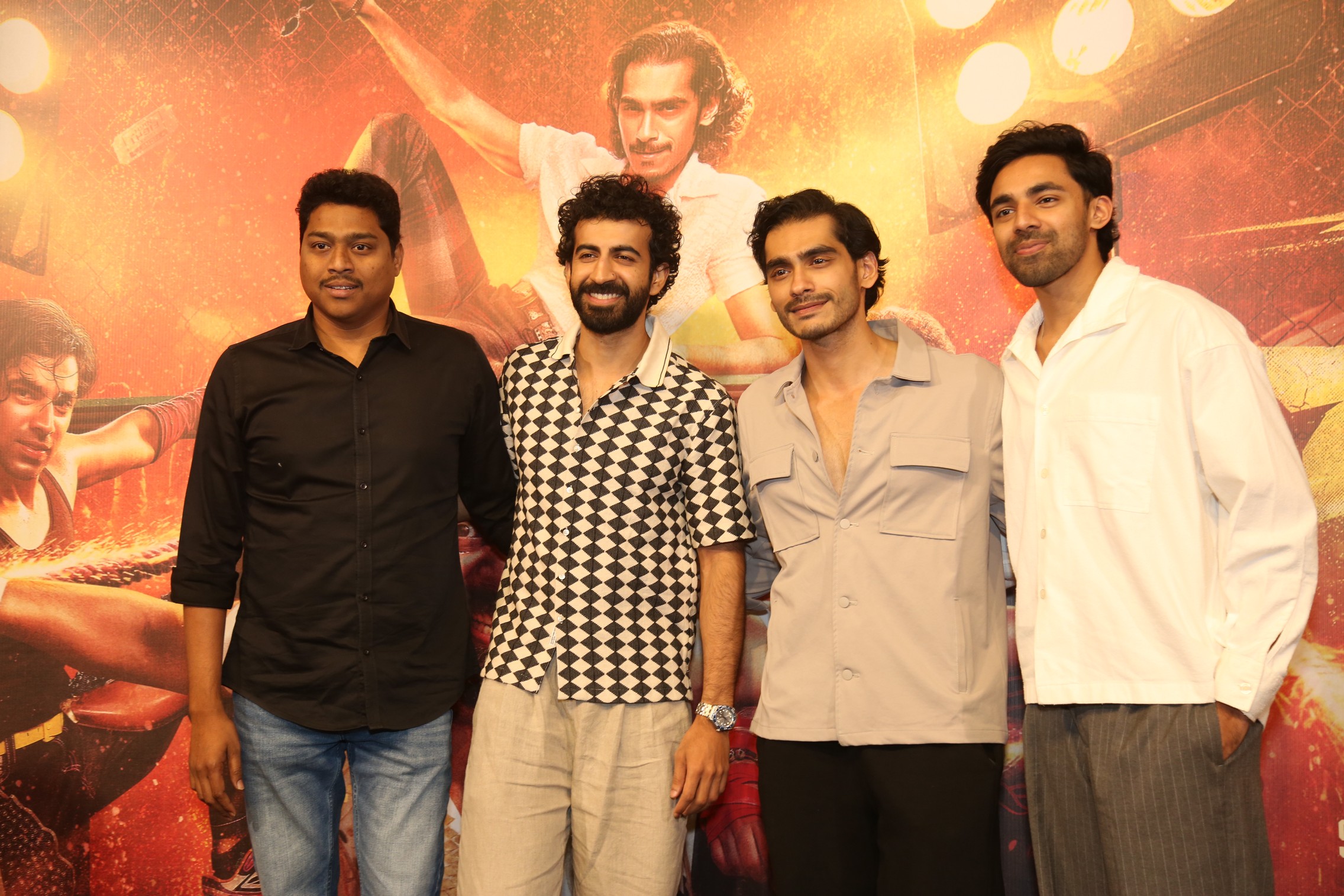 Praveen Roshan Mathew Vishak Nair Ishan pose