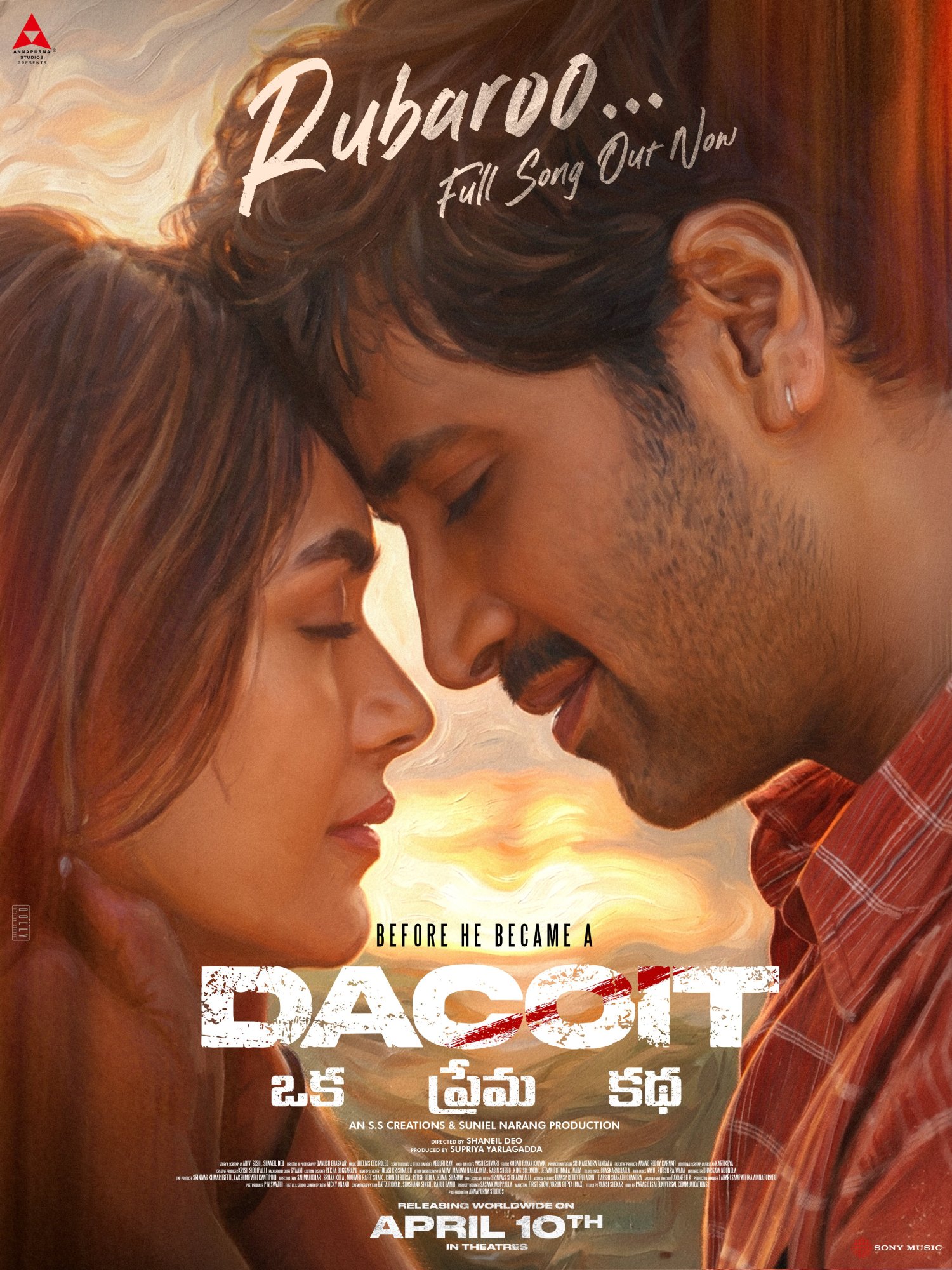 Dacoit Rubaroo Telugu song poster