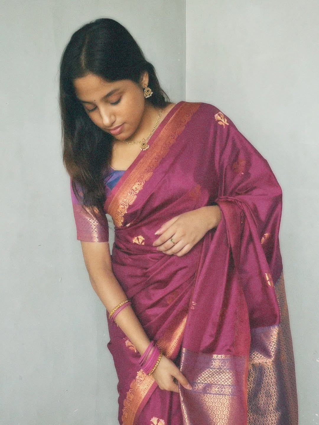 Devayani Daughter Saree photos