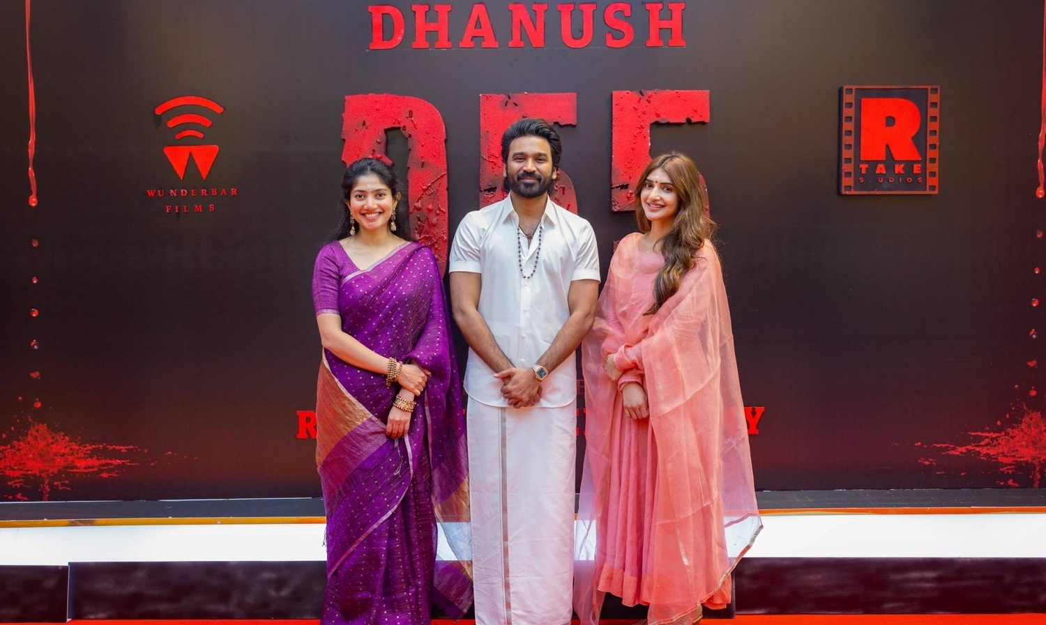 Dhanush, Mammootty and Sai Pallavi’s D55 Pooja Pictures Trend Online