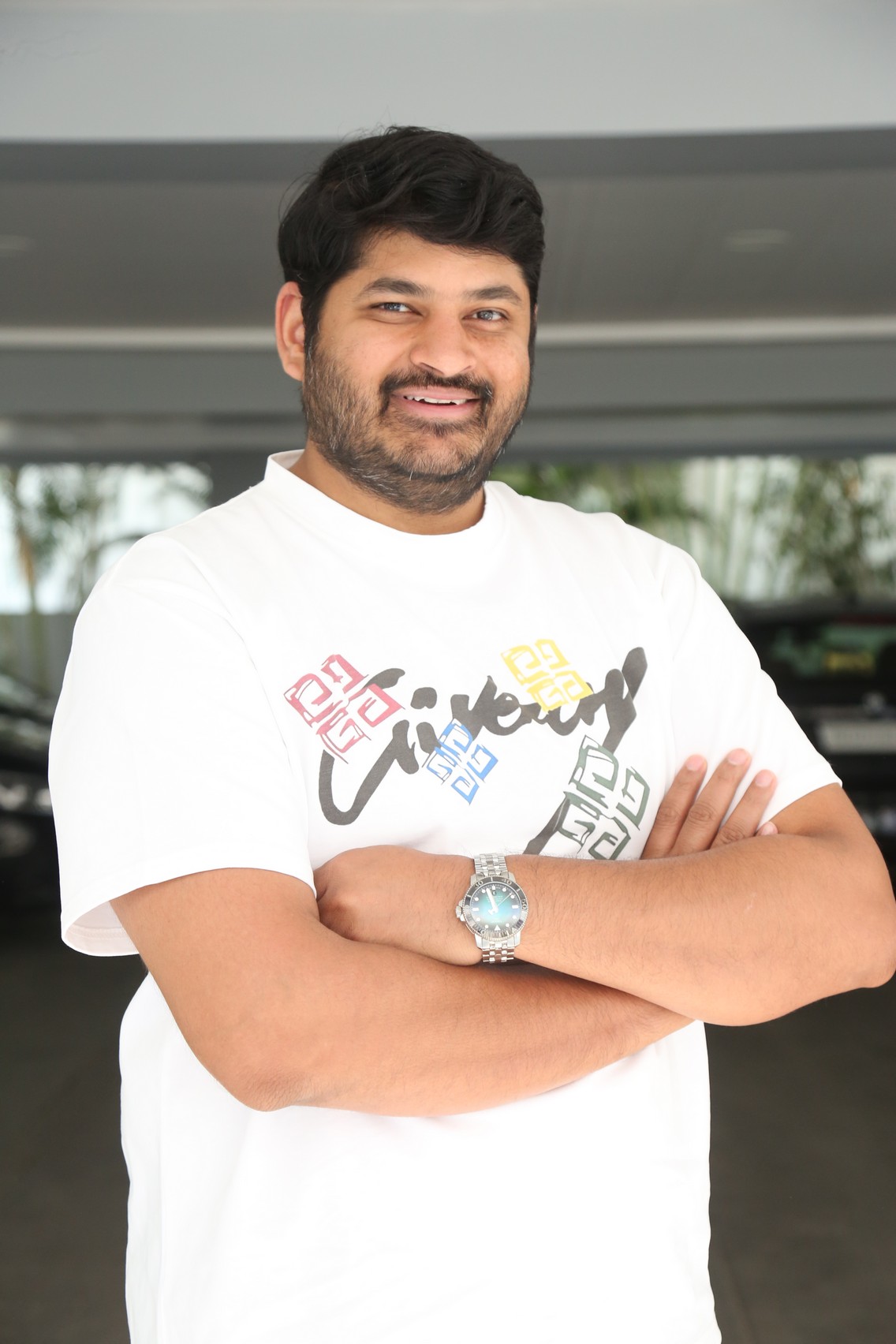 Dheeraj Mogilineni stylish crisp casual appearance