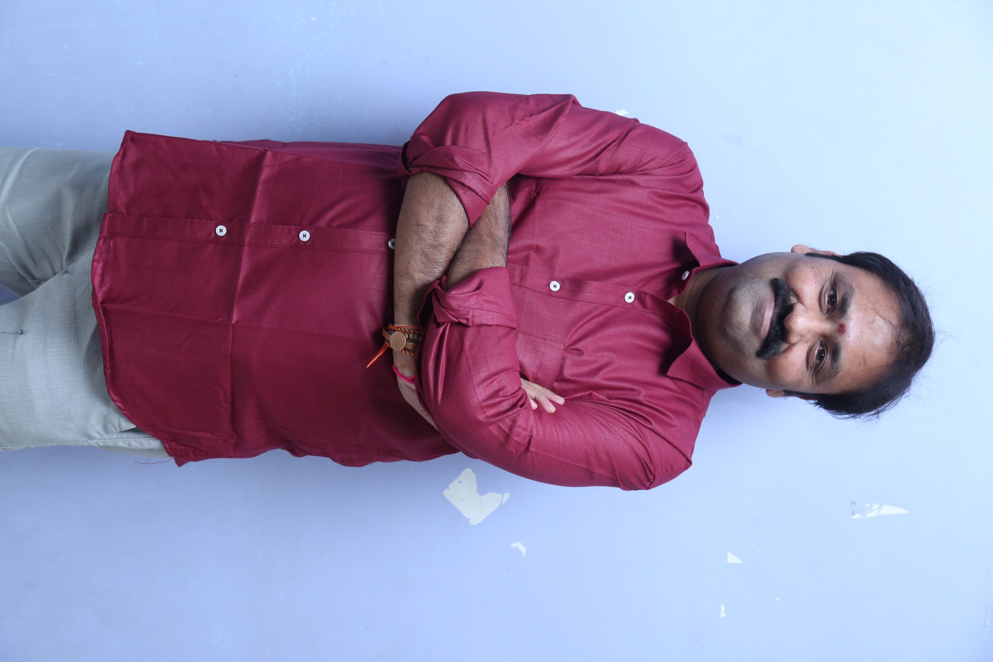 Suman Babu during a media interaction at the event