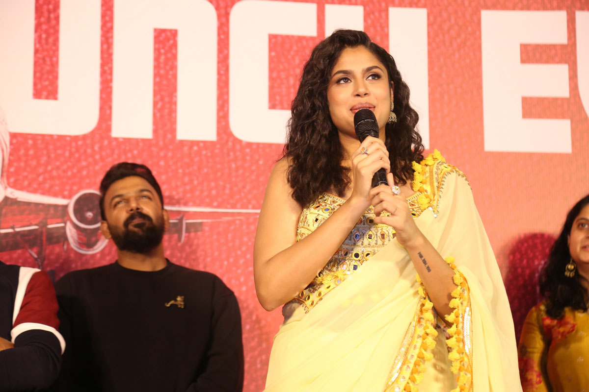 Faria Abdullah addressing media at launch ceremony