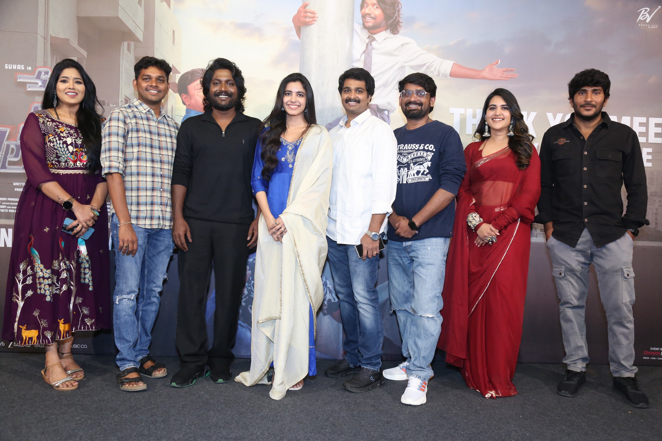 Hey Balwanth cast and crew group photo at event