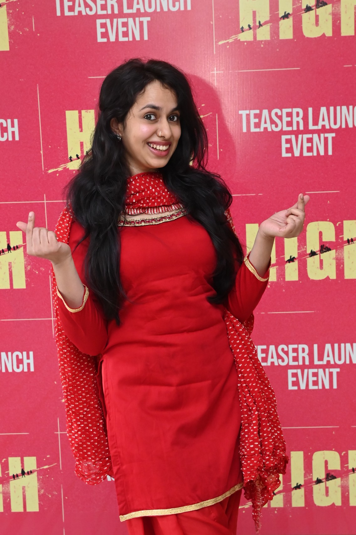 Pallavi Dora posing at film event