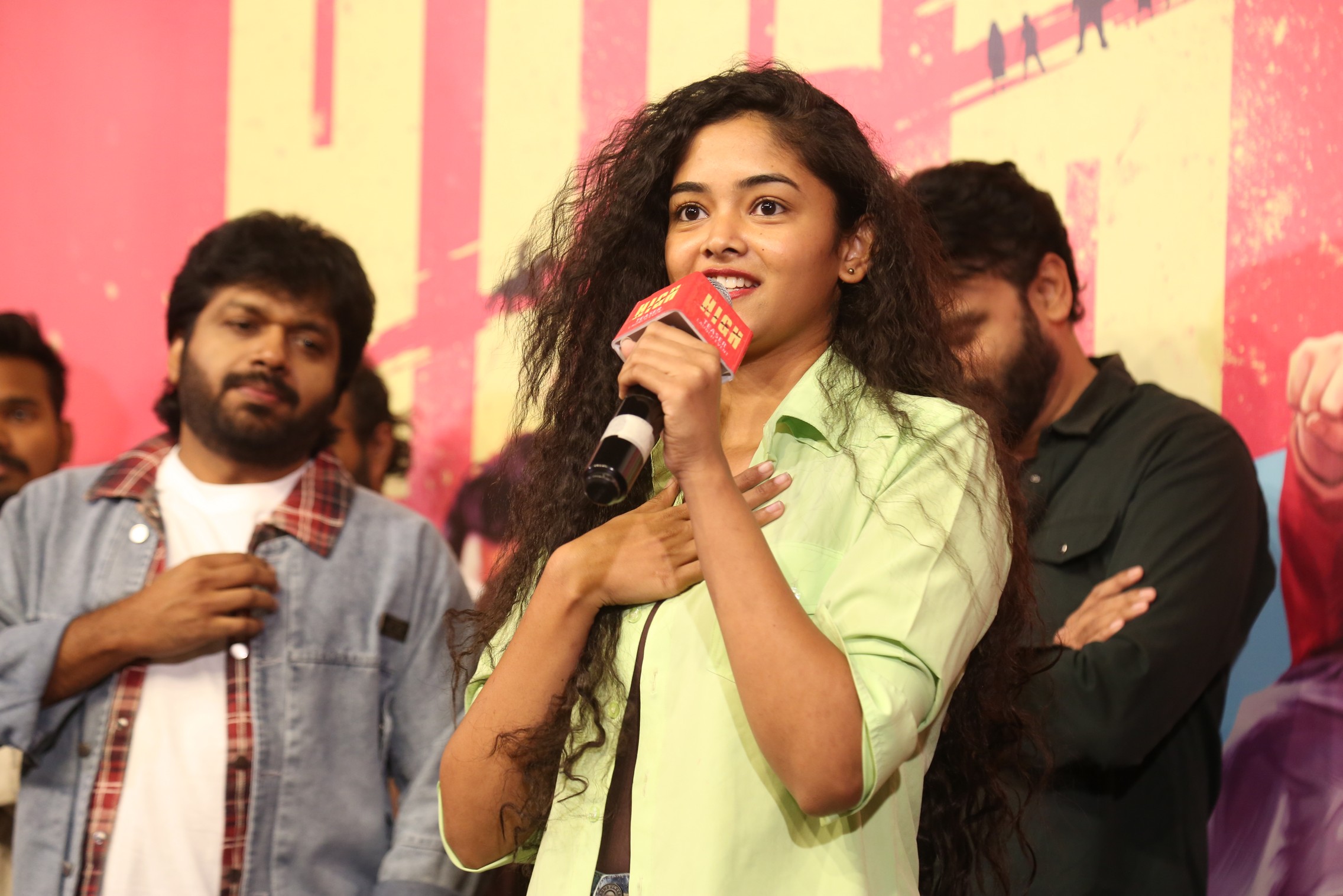 Ananya Sharma speaking at event