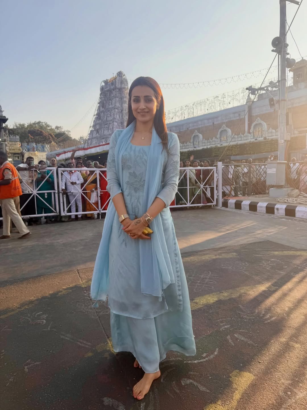 Inside Trisha Krishnan’s Tirupati Pilgrimage: Latest Gallery Goes Viral