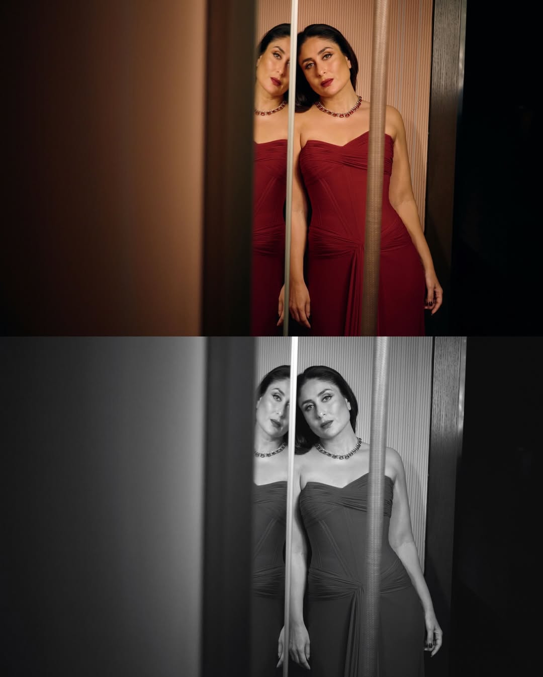 Kareena Kapoor sleek hairstyle red carpet