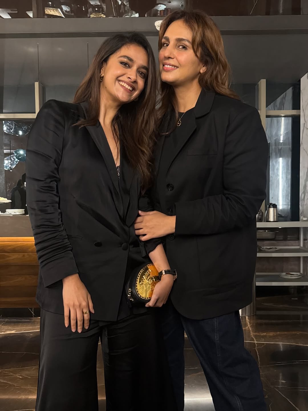 Keerthy Suresh with Bollywood Heroines