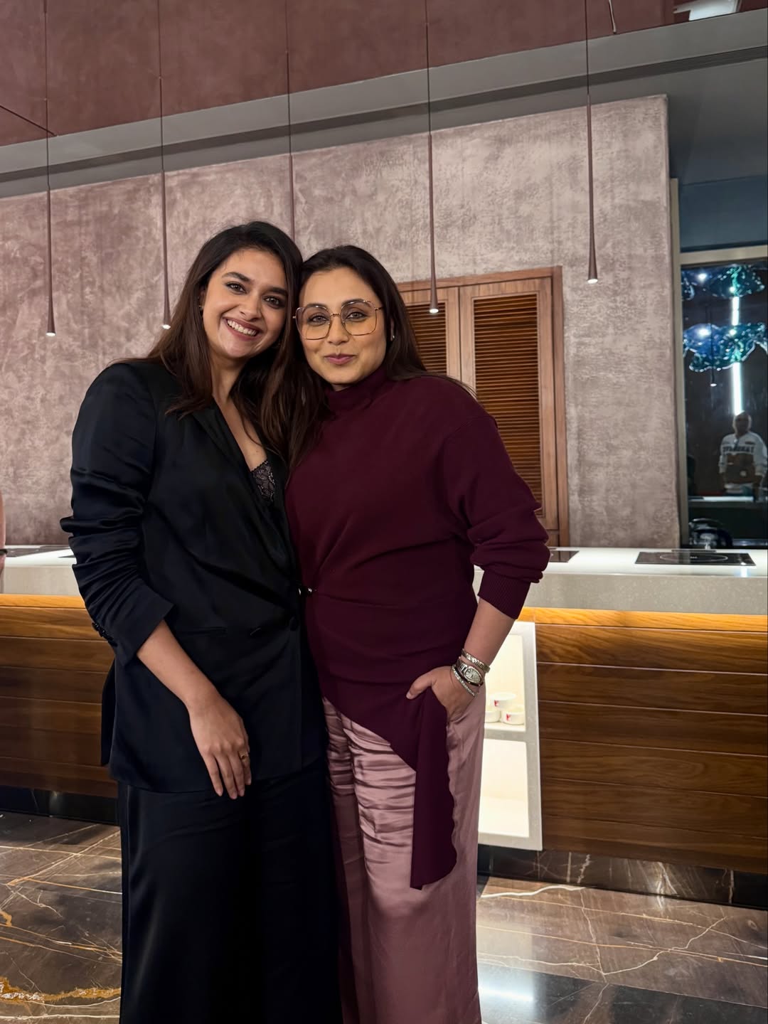 Keerthy Suresh with Bollywood Heroines