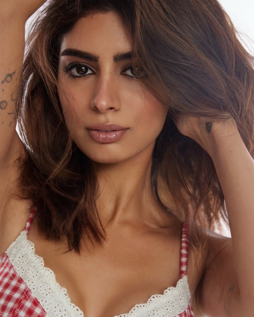 Khushi Kapoor posing with playful confident expression