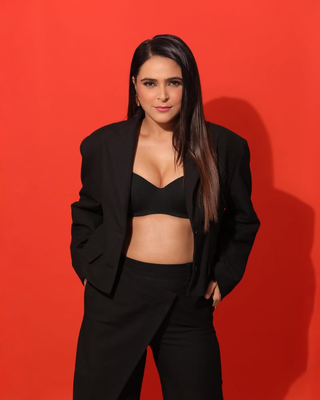 Madhurima Tuli power suit stylish confident vibe