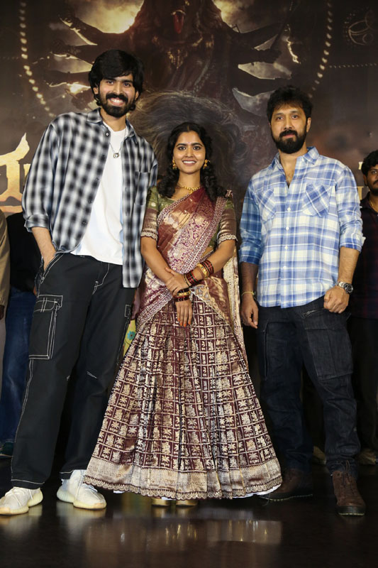 Maadhav Bhupathiraju Deepa Balu with Bobby Kolli posing