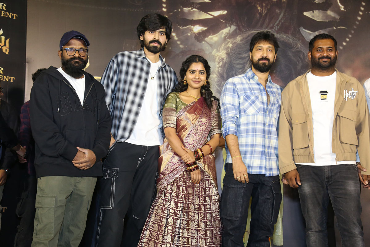 Nagaraj Manchala Maadhav Bhupathiraju Deepa Balu posing