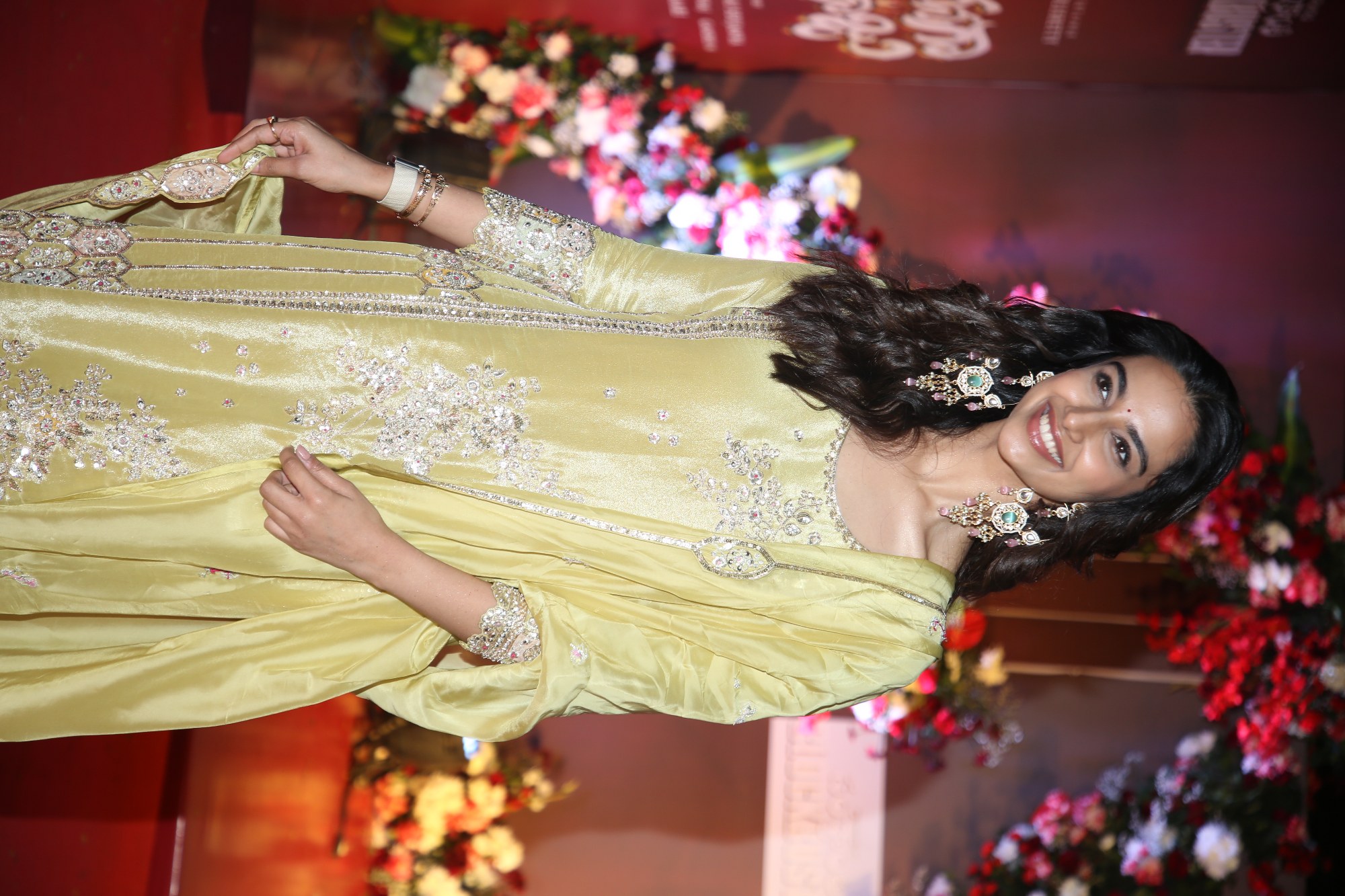 Meenakshi Chaudhary shining bright in yellow charm