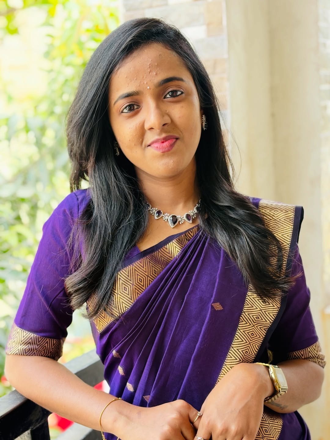 Meenava Ponnu Bigg Boss Tamil 9 Subiksha Beautiful Photos With Saree