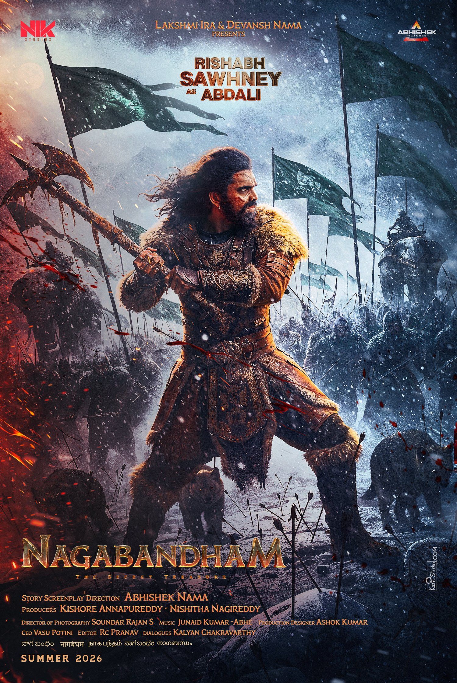 Rishabh Sawhney introduces fearsome Abdali character