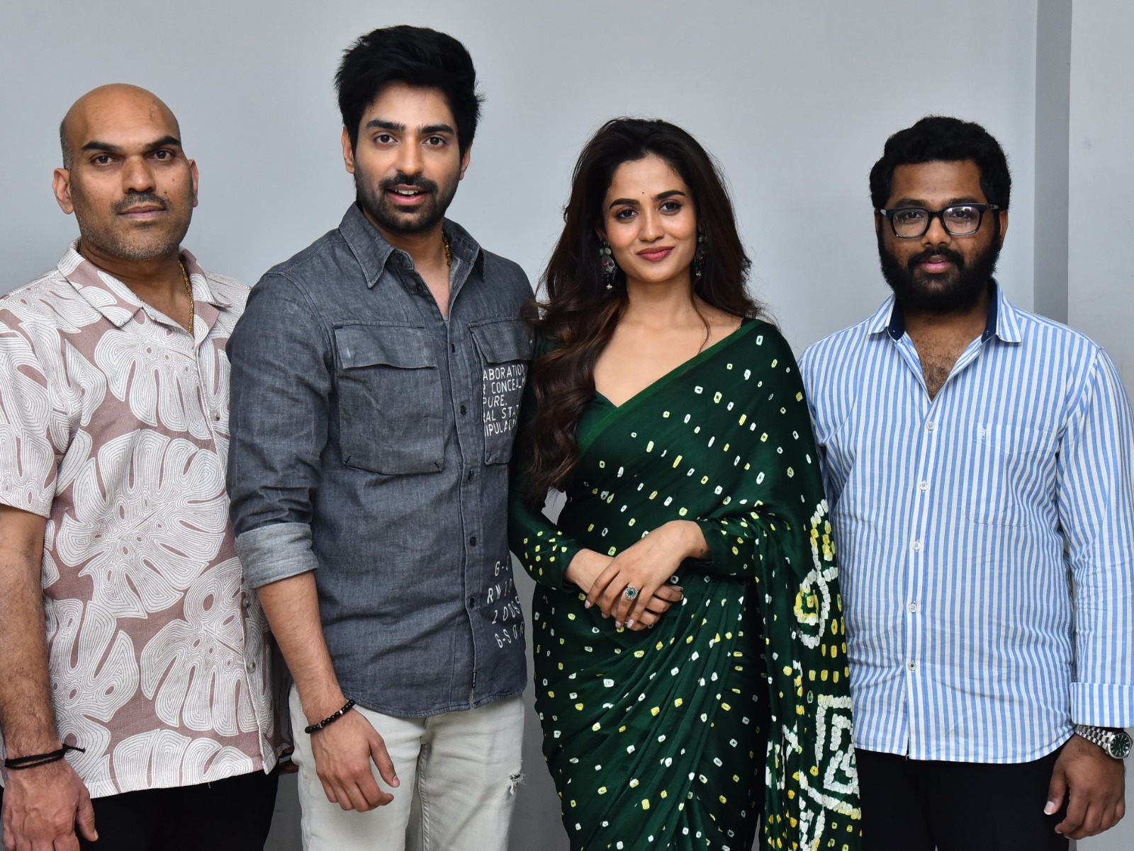 Venkat Papudippu Shiva Teju Pramod pose together