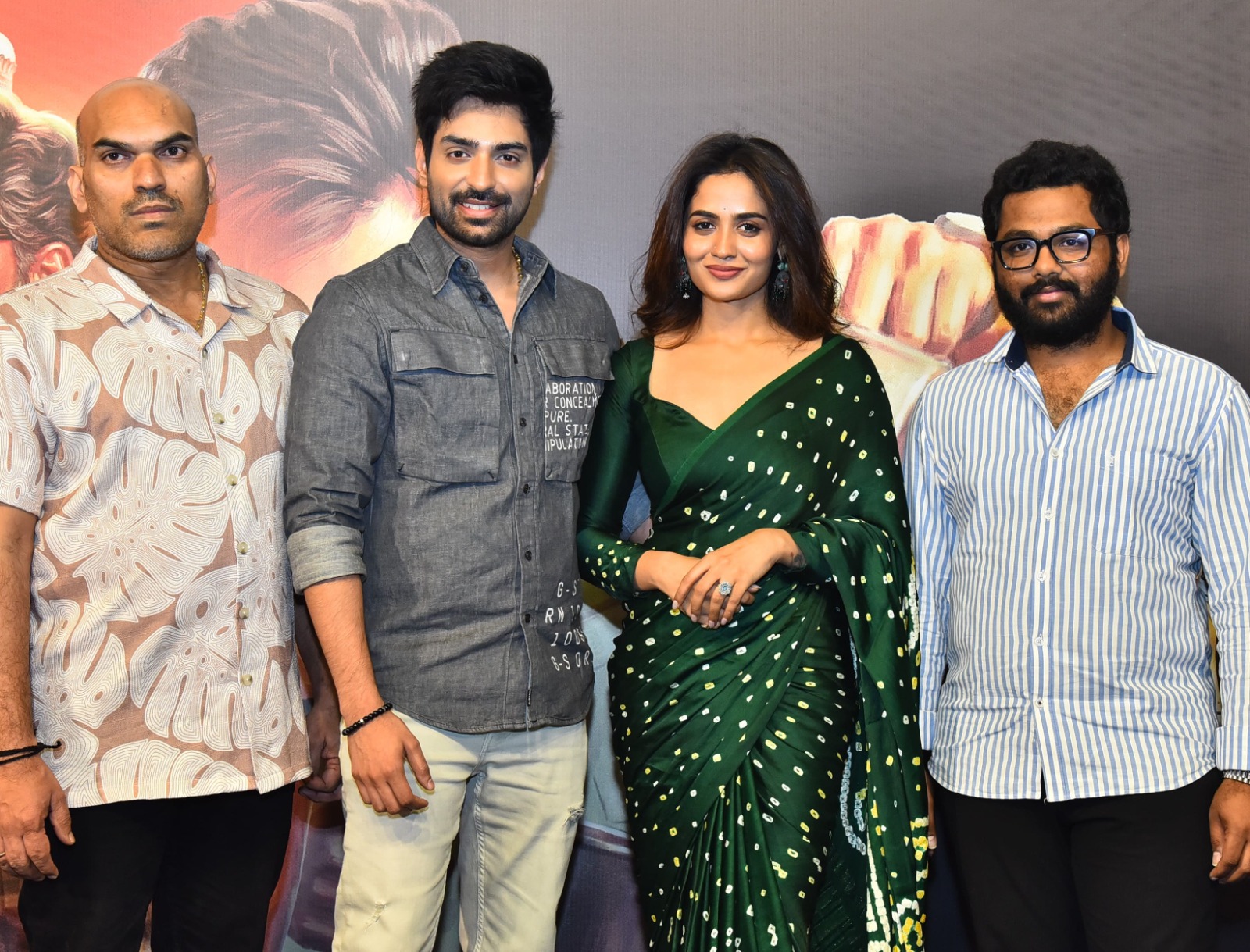 Nawab Cafe cast group media interaction