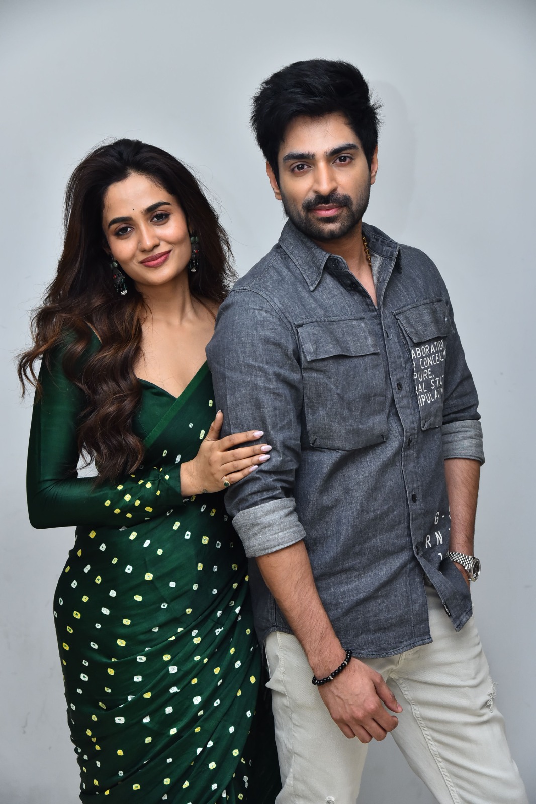 Teju Ashwini Shiva Kandukuri media pose