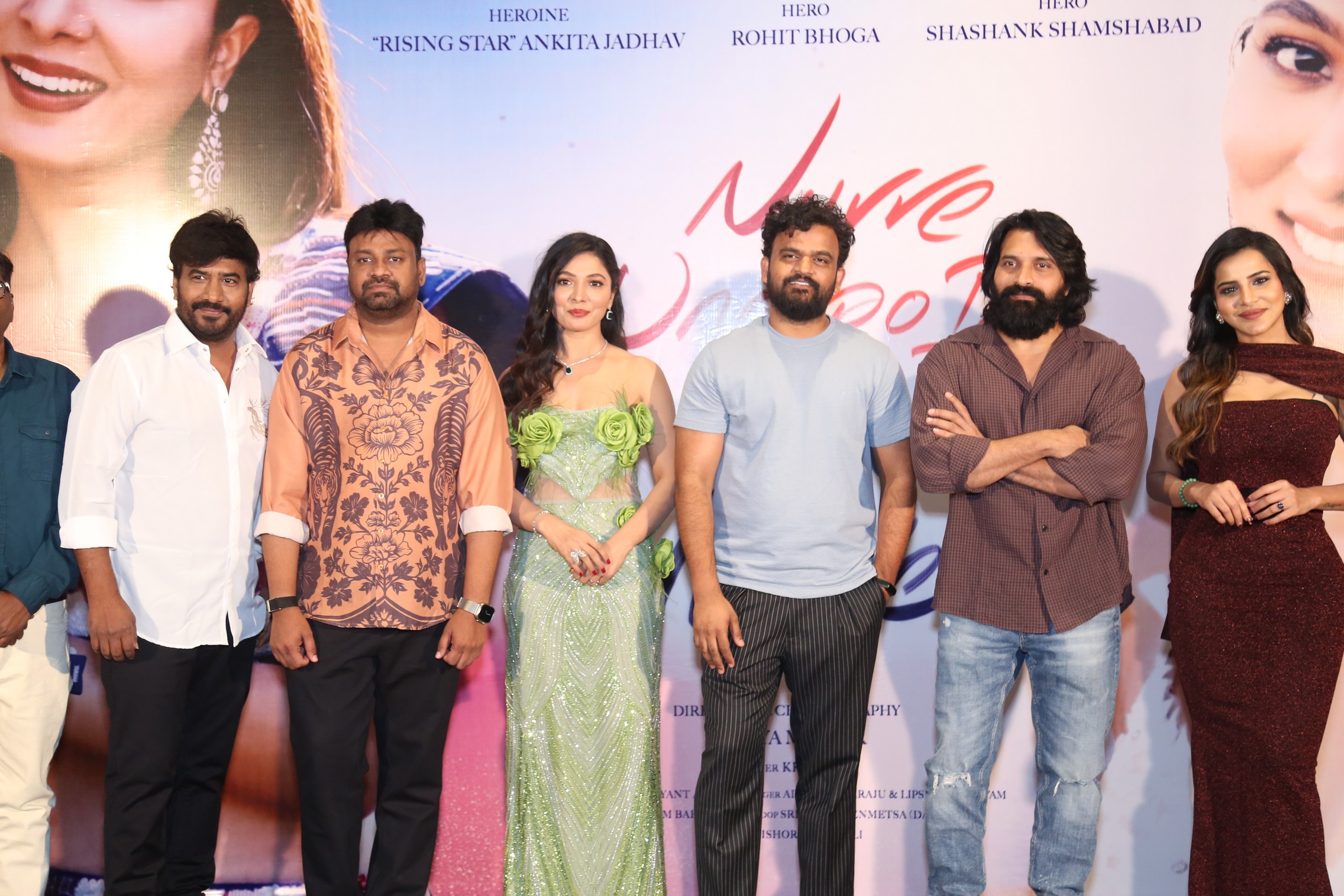 Actors speaking at song launch event