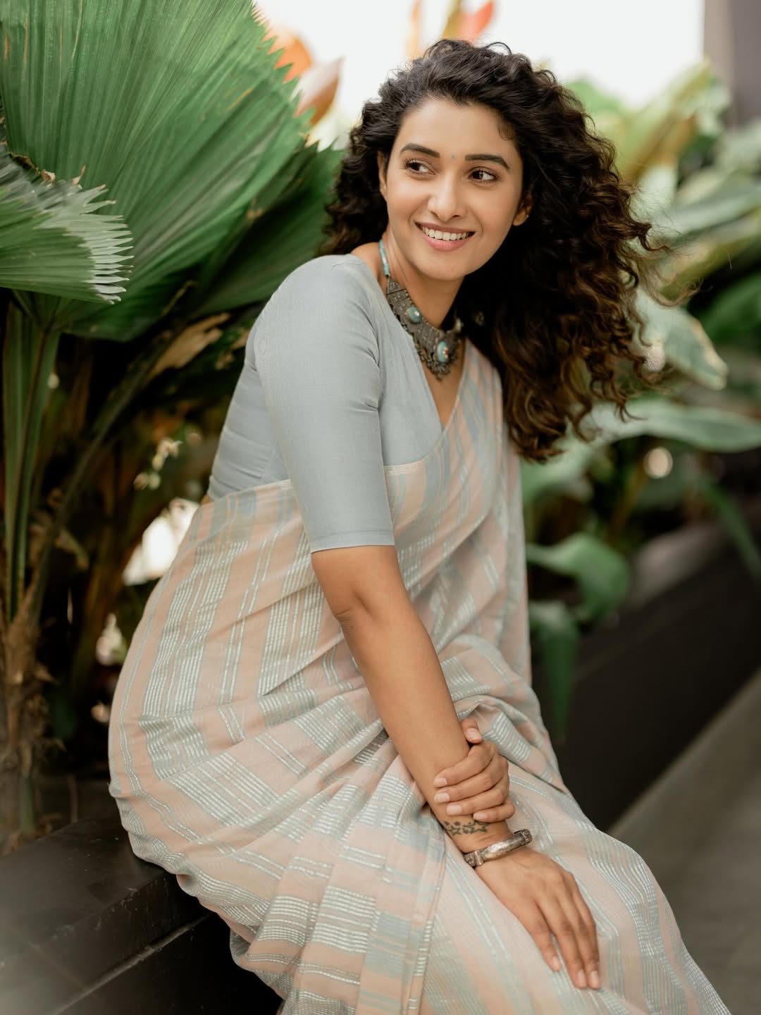 Priya earthy ethereal saree style