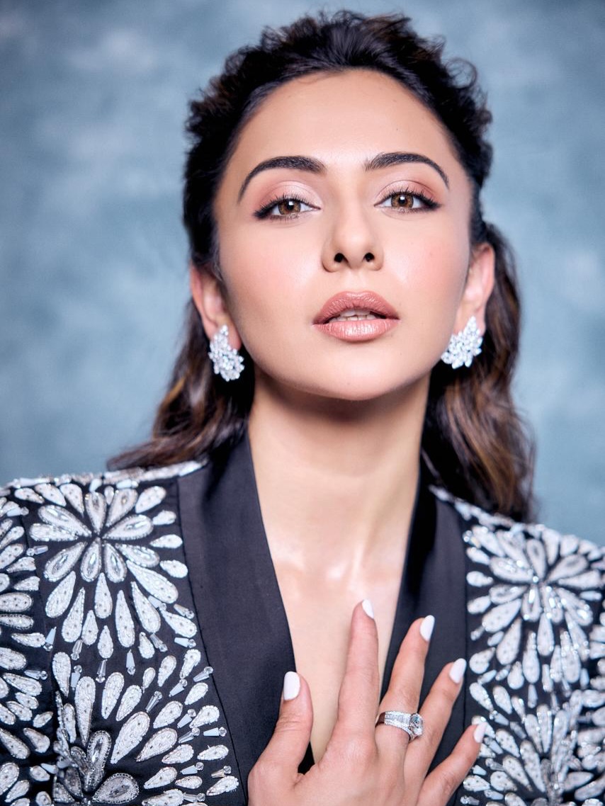 Rakul Preet Singh wearing embellished blazer look