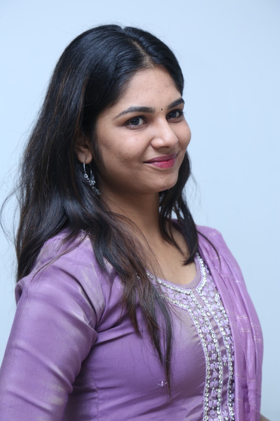 RK Dhanusha vibrant fashion look charming smile