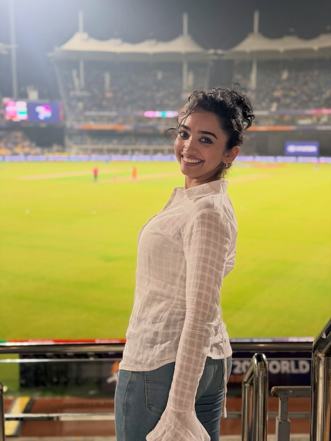 Saanve Meghana enjoyed India vs Zimbabwe match