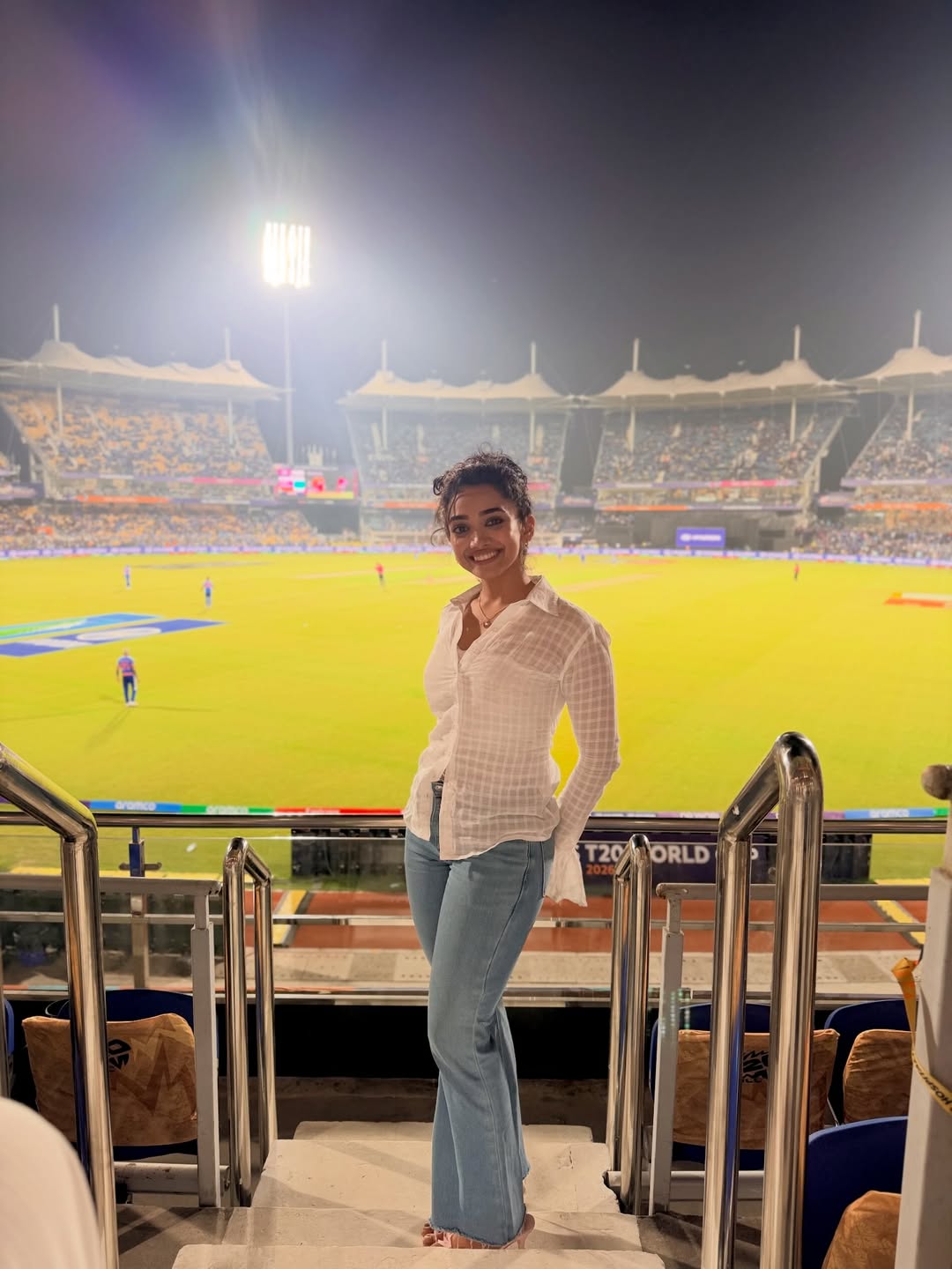 Saanve Meghana enjoyed India vs Zimbabwe match