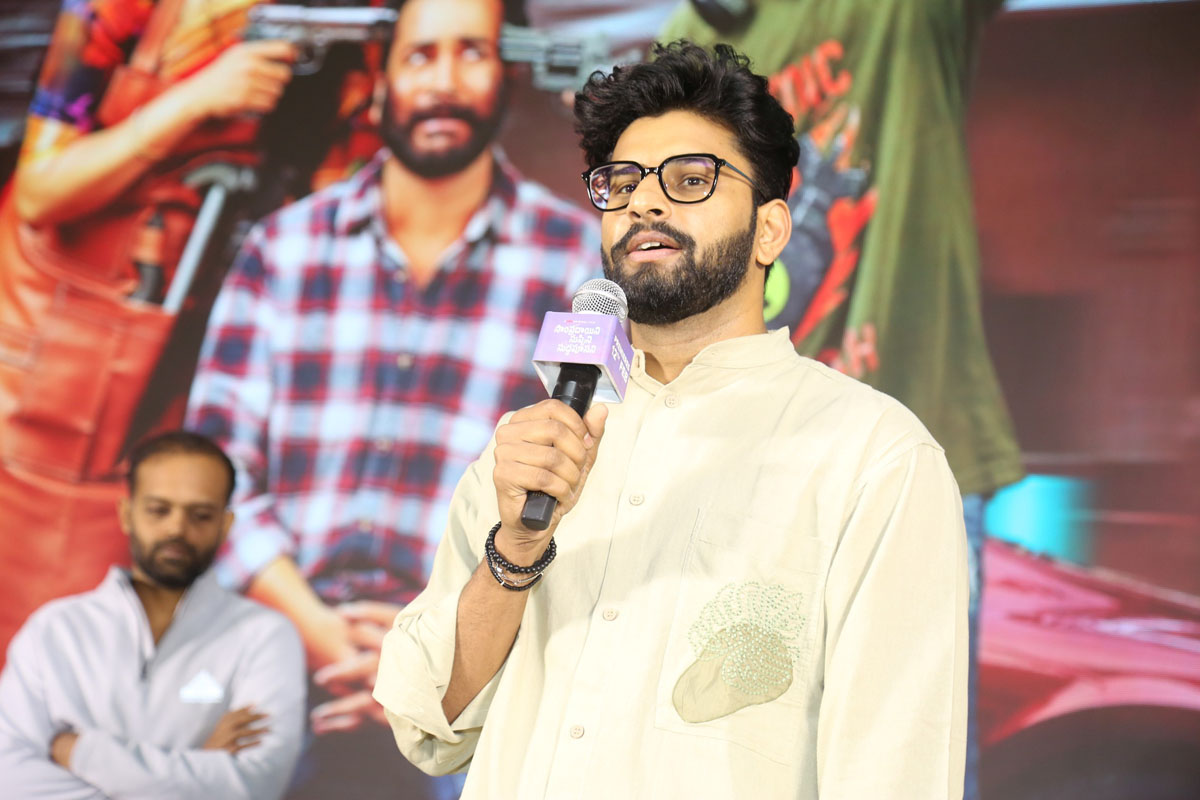 Rithvik Reddy speaking at film event