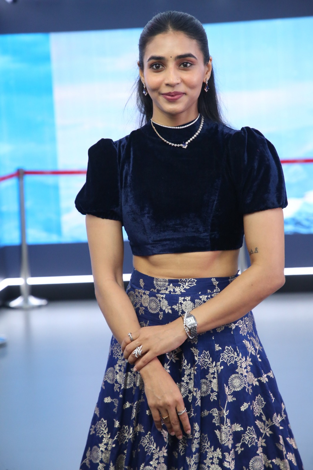 Sapthami Gowda traditional look with modern flair