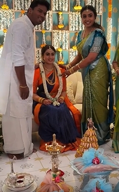Saranya Ponvannan Daughter Chandhini’s Nalangu Ceremony Photos Go Viral Ahead of Wedding