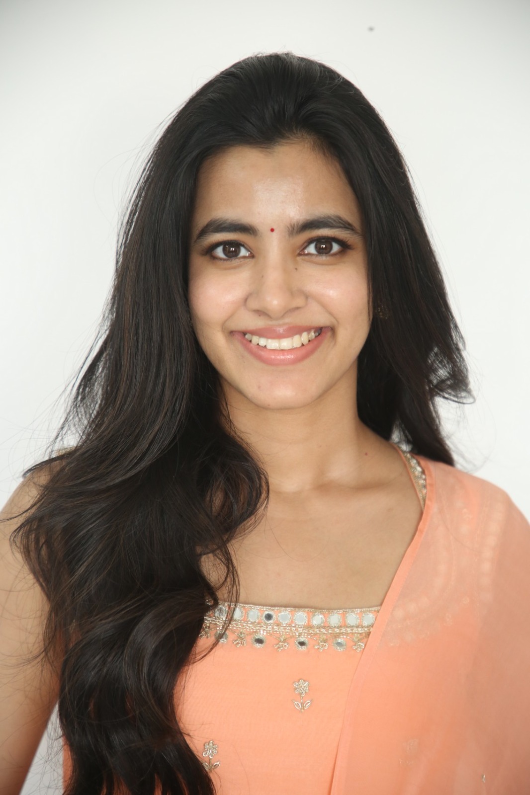 Shivani Nagaram radiant smile in classy outfit