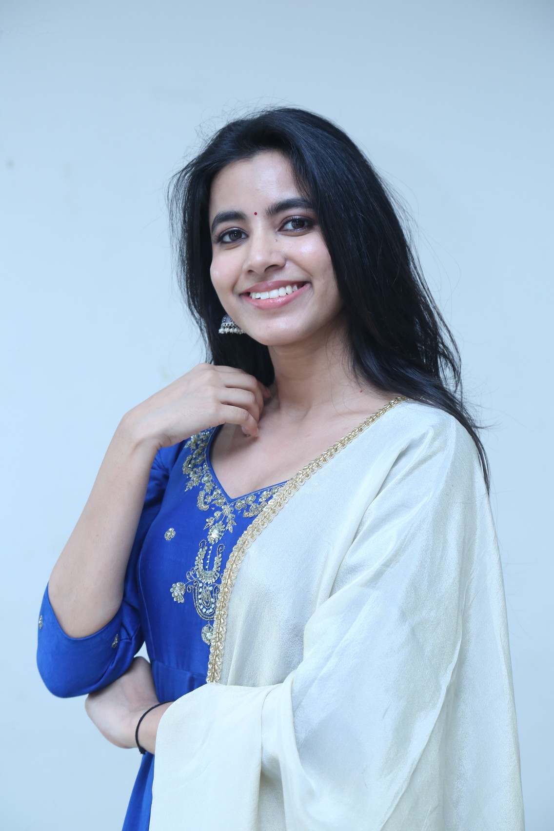 Shivani Nagaram chic traditional style with smile