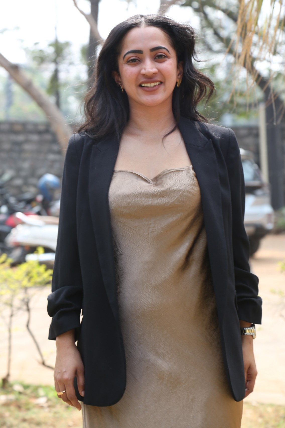 Shruti Shetty sharp sophisticated blazer style