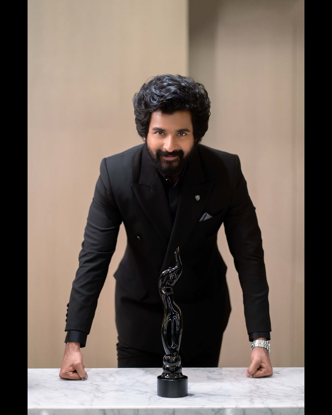 Sivakarthikeyan Shares Photos with First Filmfare Award for Amaran; Pictures Go Viral