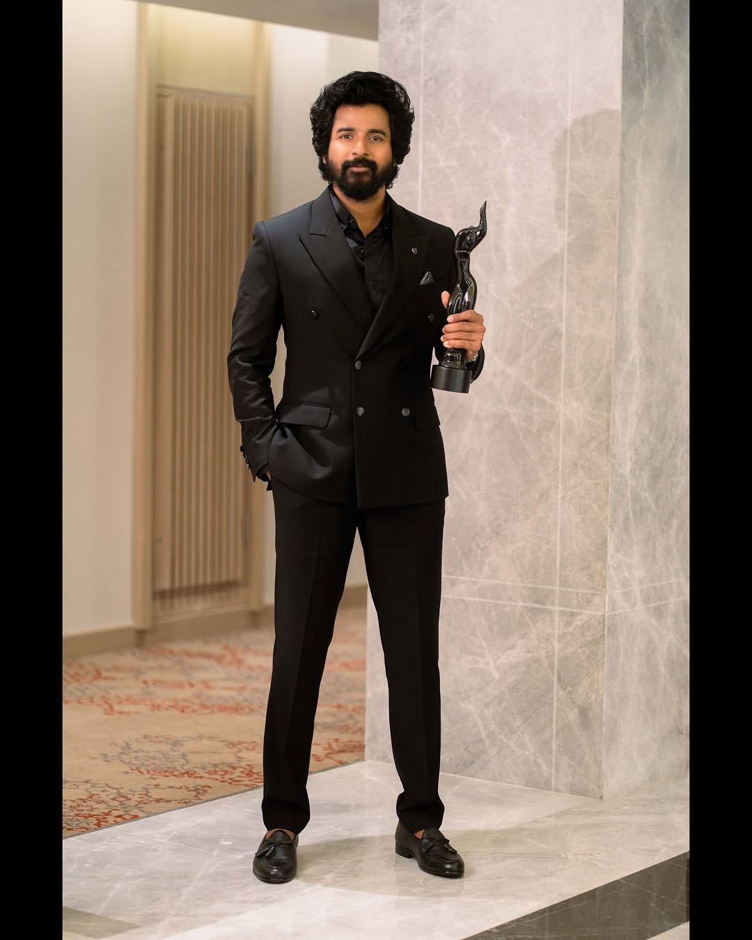Sivakarthikeyan Shares Photos with First Filmfare Award for Amaran; Pictures Go Viral