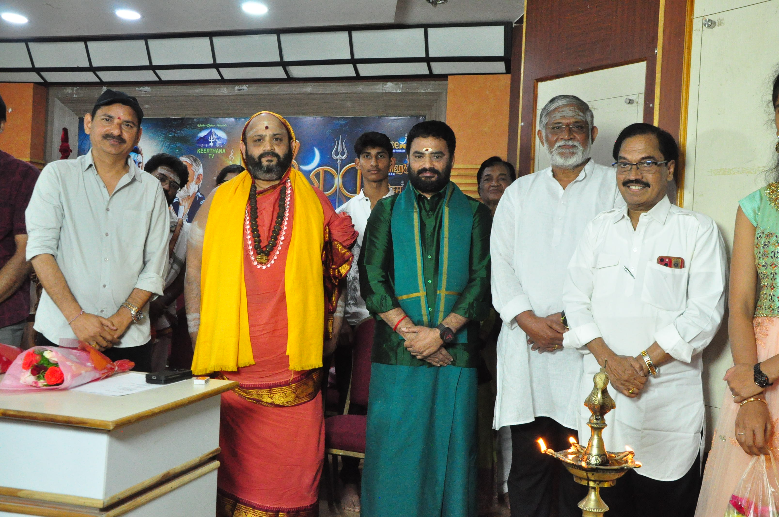 Sivoham team posing at song launch event