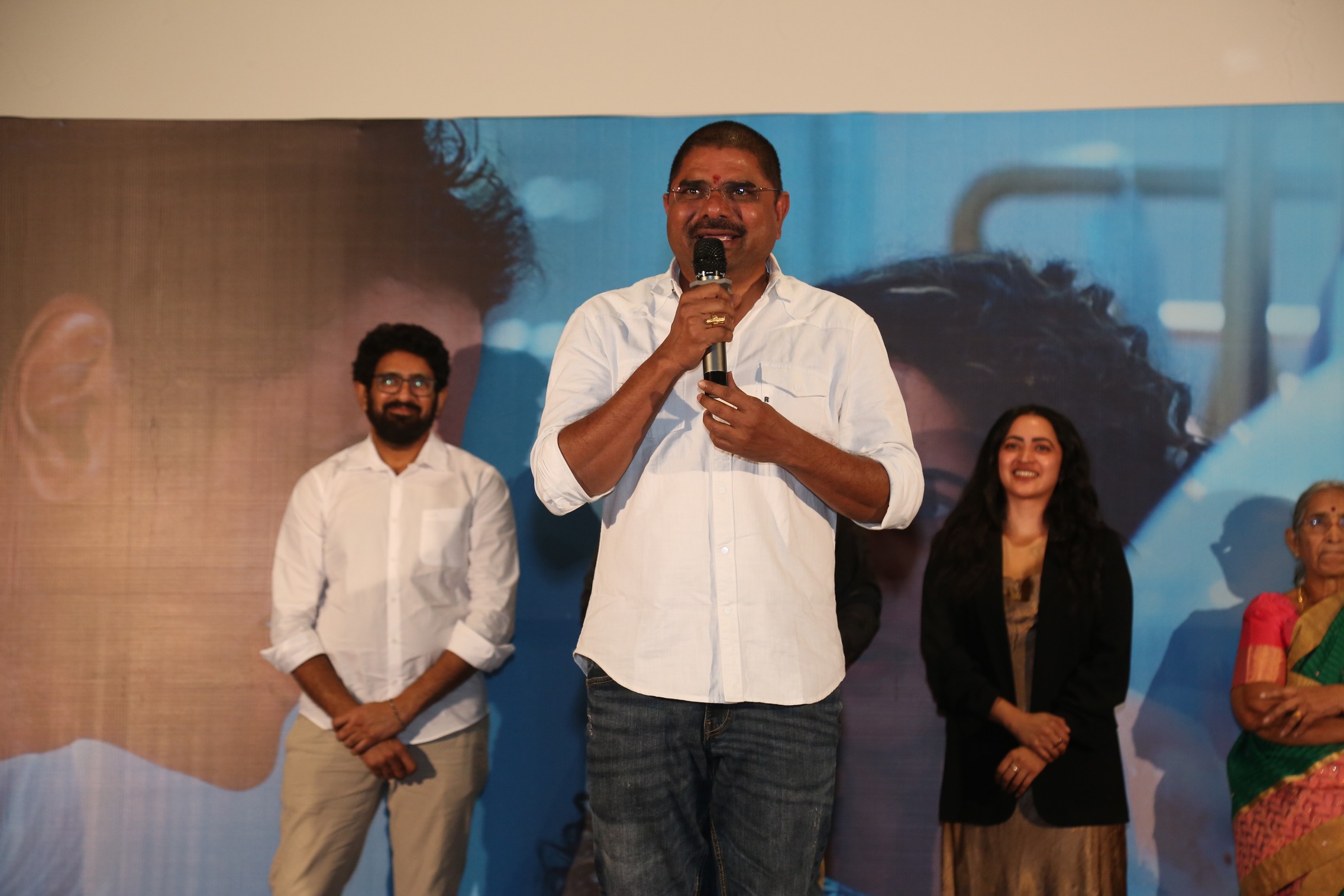 Madhura Sreedhar Reddy speaking at SKY press meet
