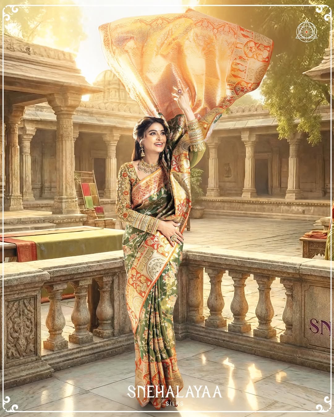 Sneha Stuns While Promoting Her Saree Store ‘Snehalaya’ – Photos Go Viral