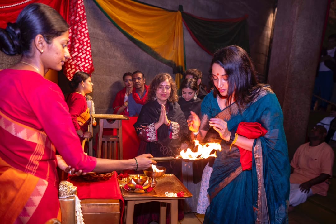 Srinidhi Shetty’s Maha Shivratri Celebration: Divine Moments with Sadhguru