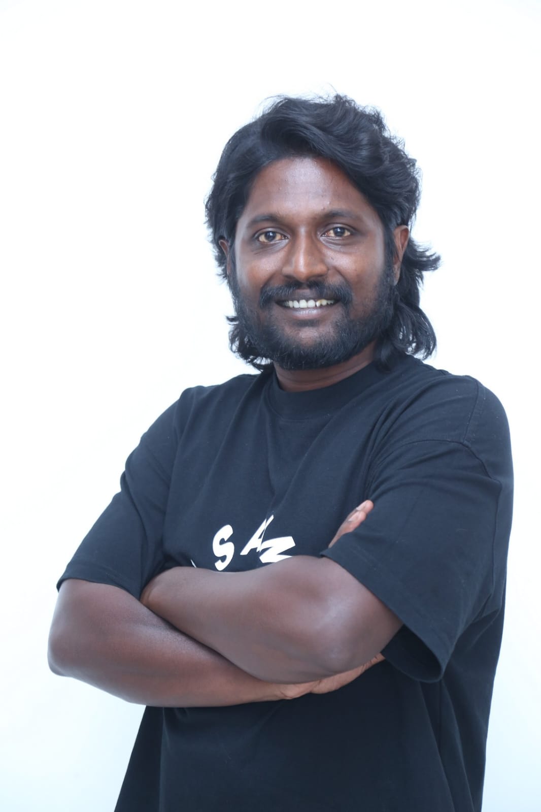 Suhas playful stance with stylish relaxed look