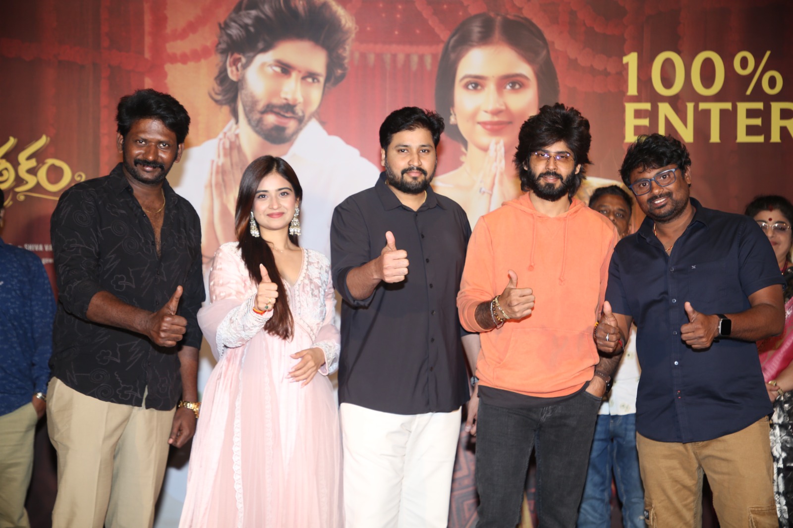 Cast gathers proudly at Sumati Satakam success meet