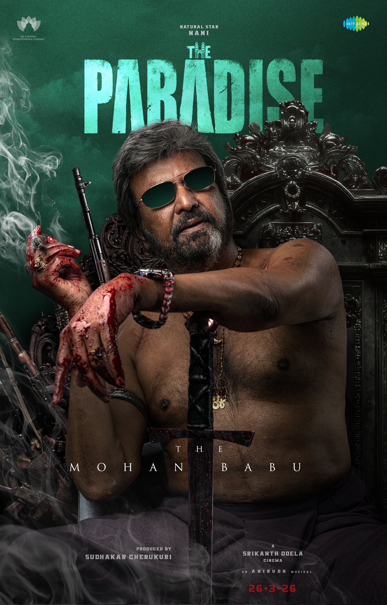 Mohan Babu fierce villain role The Paradise