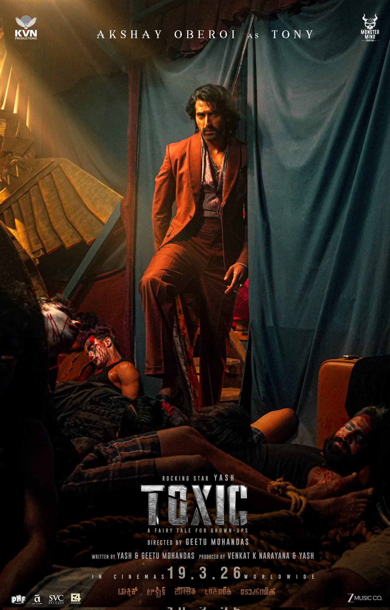 Akshay Oberoi as Tony in Toxic first look